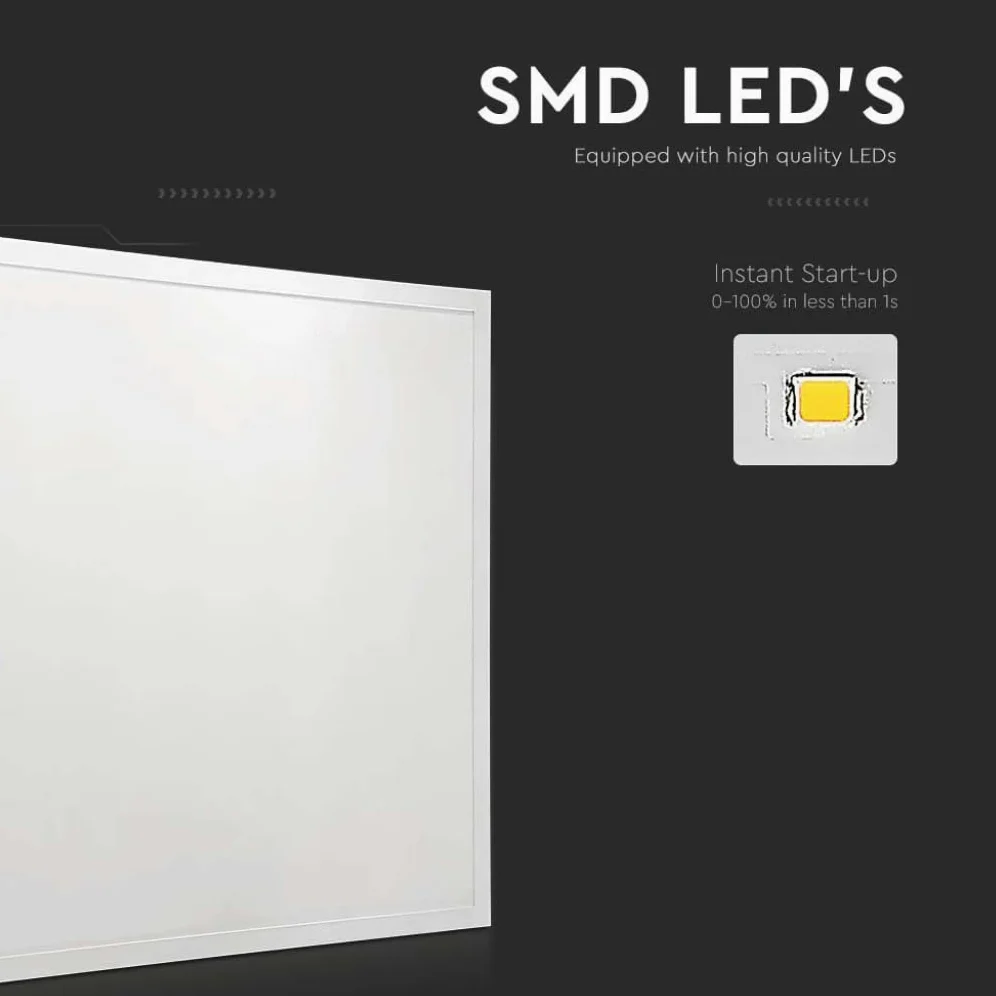 V-TAC VT-60036 Kit 10pz Pannello led smd 36W 60x60 da incasso 120lm/W alta luminosità luce bianco naturale 4000K confezione 10 pannelli - 10217