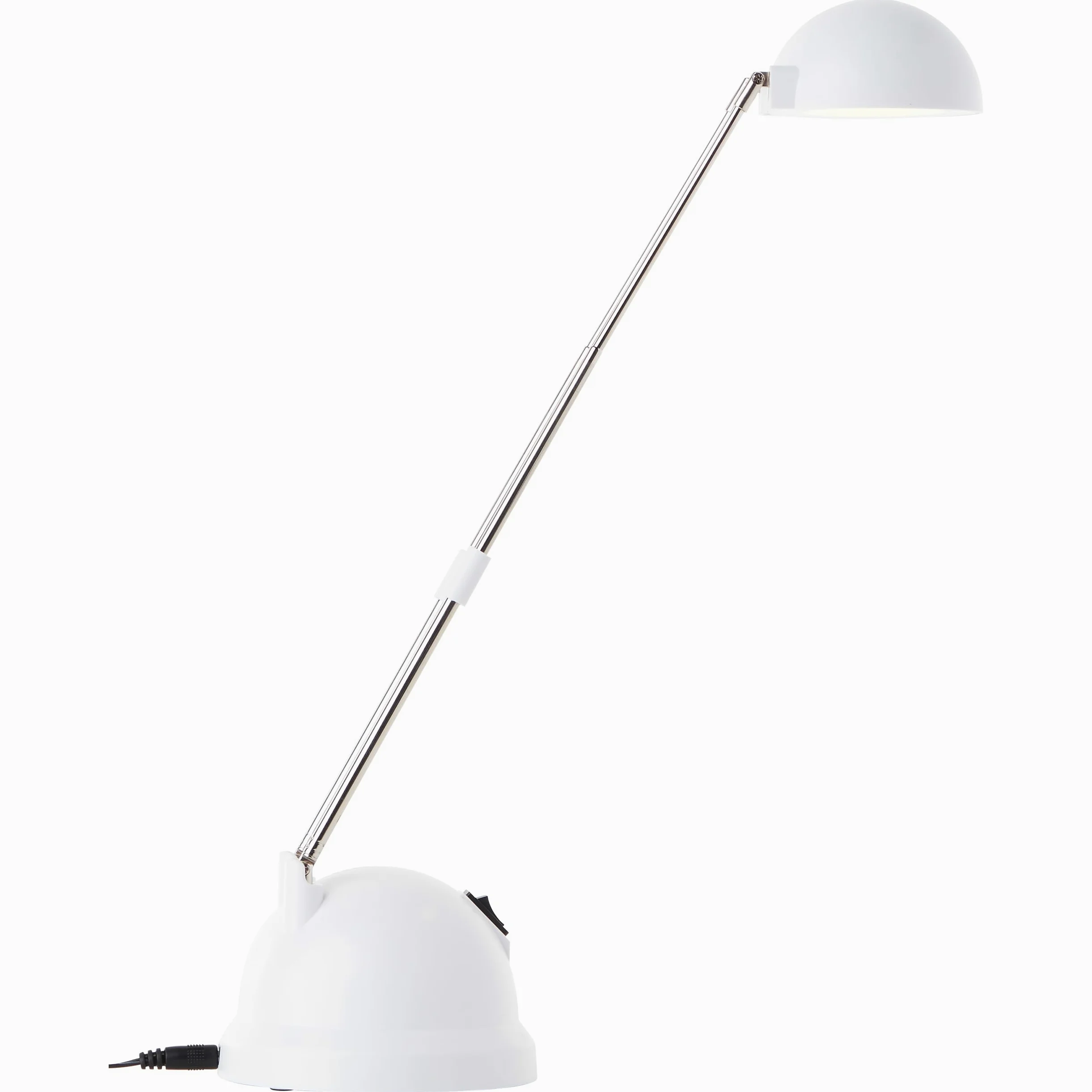 Brilliant Katrina Lampada da tavolo a LED regolabile in altezza e girevole per ufficio bianca 600 lumen, 7,26 W, LED integrato, 40 x 11,5 x 44 cm