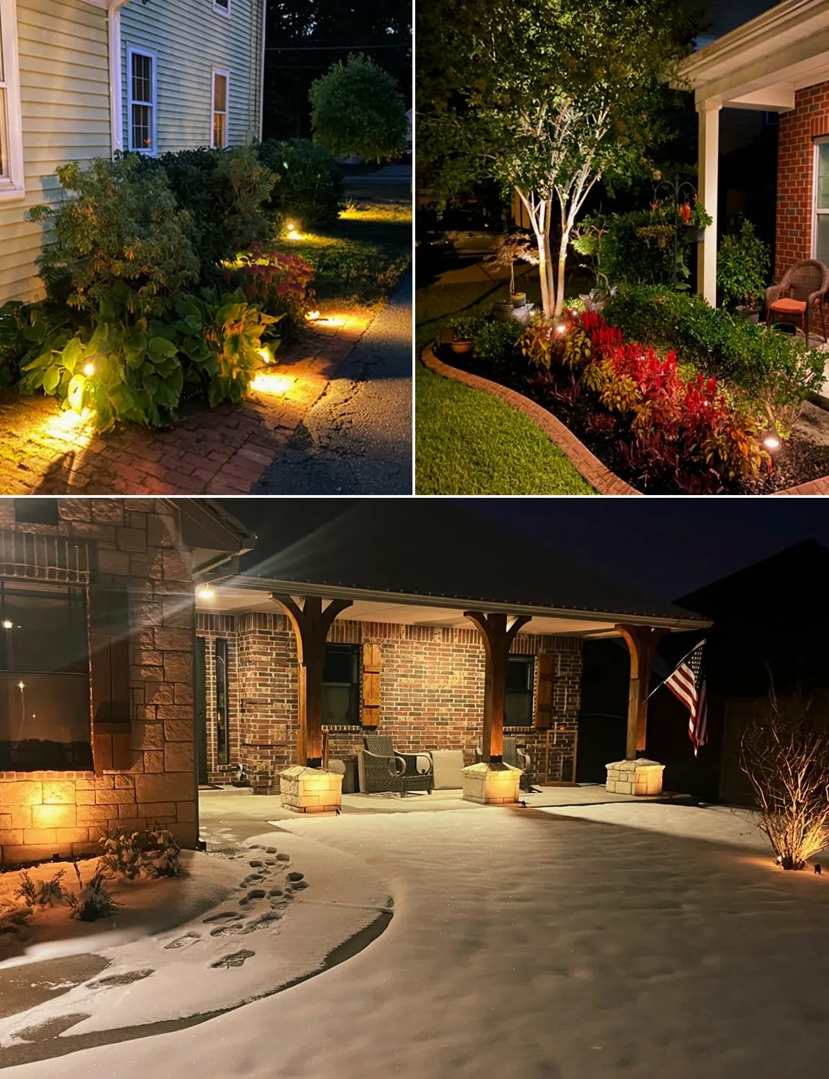 ZOTOYI Impermeabile IP68 Faretti da Giardino Kit Illuminazione Giardino 32M 10-in-1 con Adattatore, 30W LED Luce Calda 3100K per Prati, Viali d'Ingresso, Eventi all'Aperto
