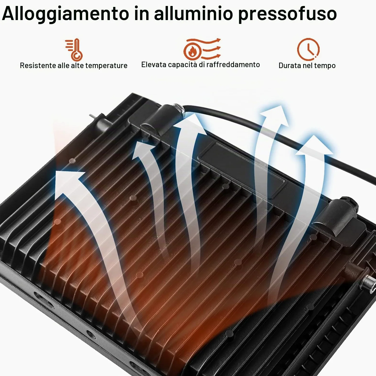 Froadp 2x200W Faretto Cavalletto Telescopico Proiettore, Doppio Faretto LED Faretto Portatile, Costruzione Lampada da Lavoro a LED Portatile Impermeabile, Alloggiamento in Alluminio (Bianco freddo)
