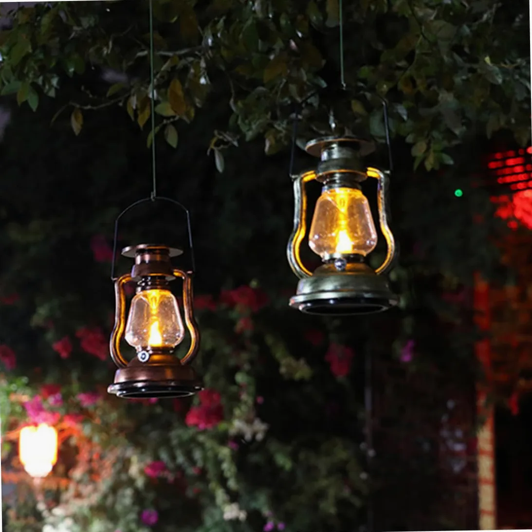 Lampada Tavolo retrò retrò di Lanterna Solare Vintage Lights Bronzo Vintage