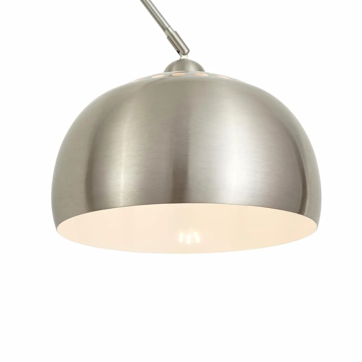 Qazqa Booglamp XXL - Lampada da terra arco Moderno - 1 luce - L 1700 mm - Acciaio - Moderno - Soggiorno