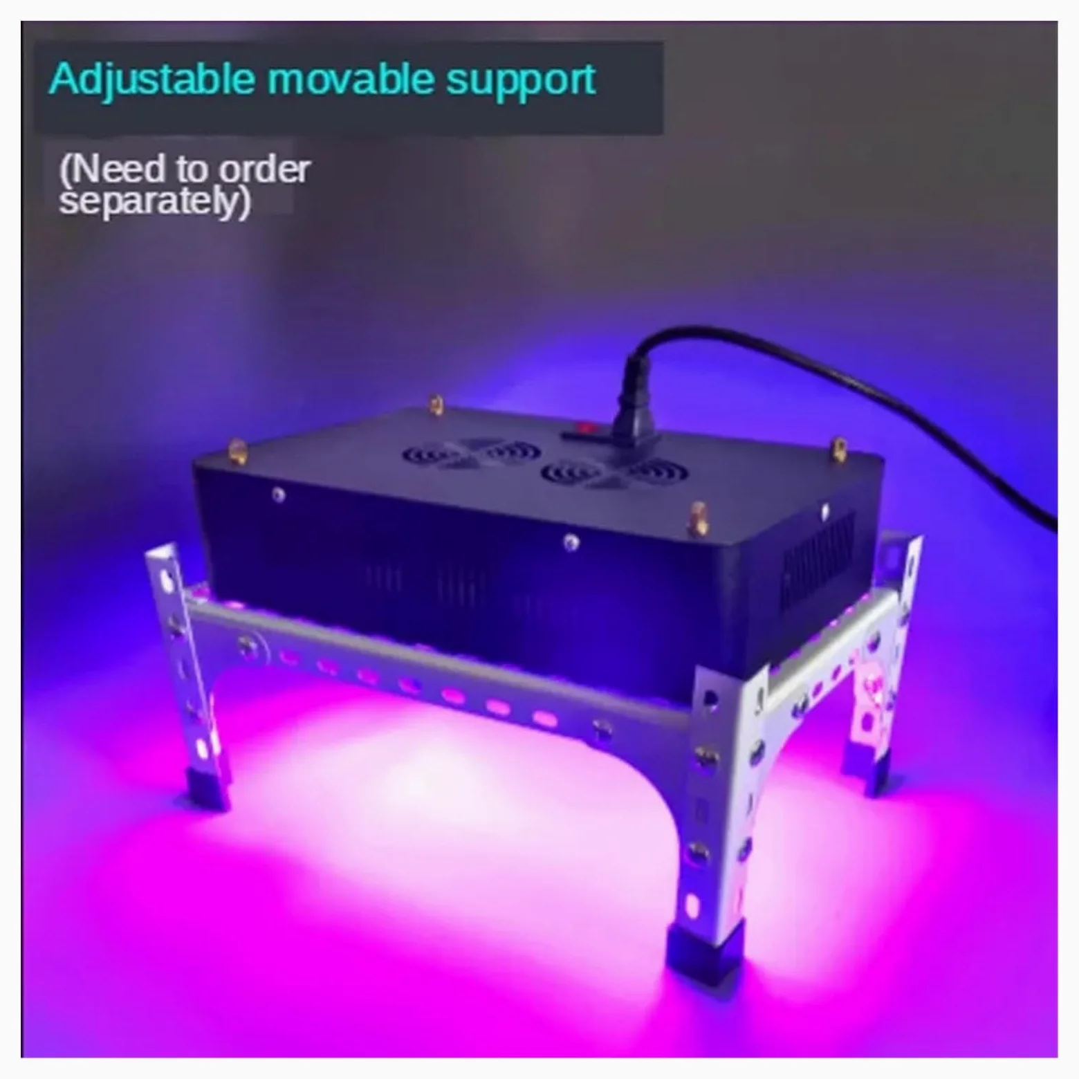 Lampada per polimerizzazione UV 3000W 395nm 405nm Lunghezza d'onda ultravioletta LED UV Lampada che polimerizza la colla Luce a olio verde for vernice gel Vernice Serigrafia 3D Stampa(395nm)