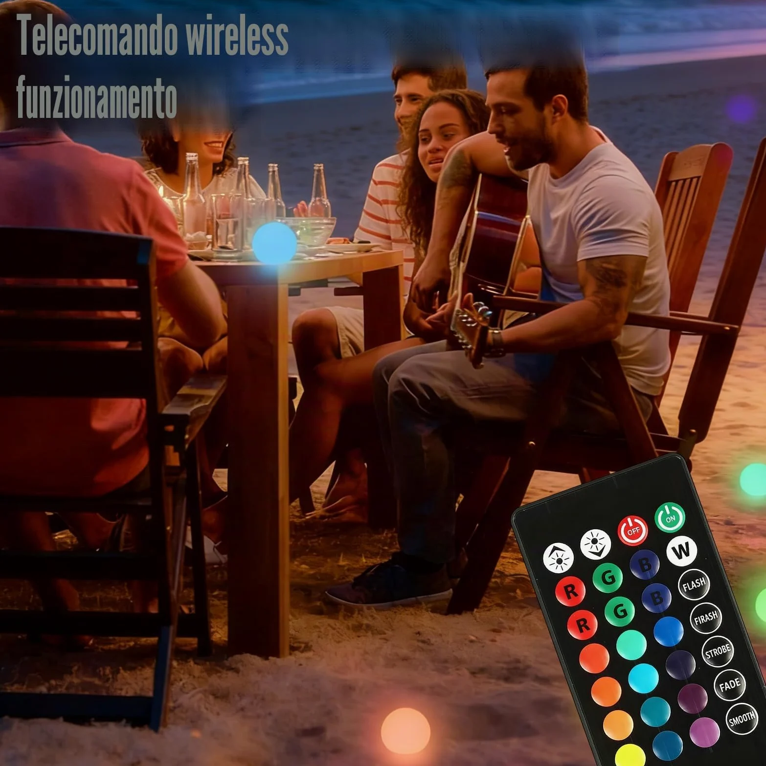 8 luci galleggianti per piscina, con telecomando, 16 colori RGB, illuminazione impermeabile IP65, luci galleggianti per piscina e feste