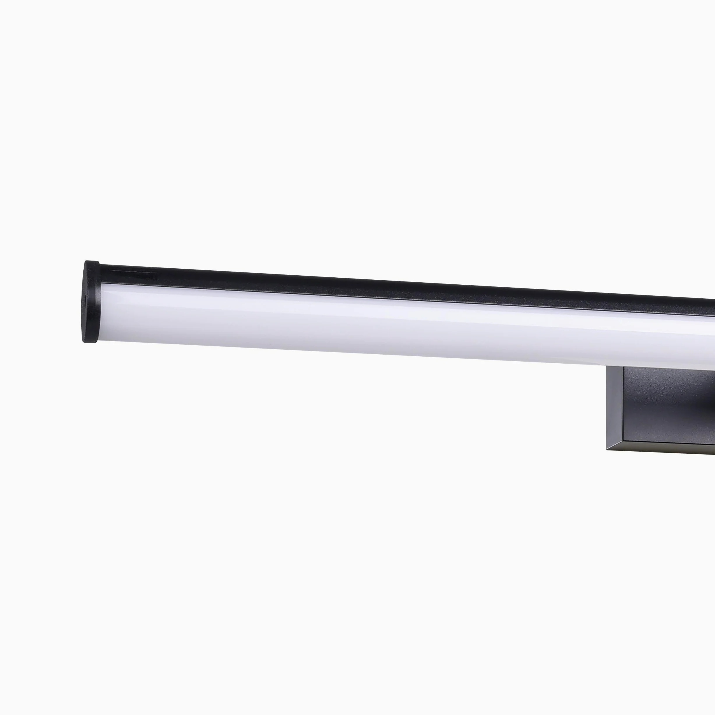 Eglo LED lampada specchio Vadumi, luce bagno, illuminazione specchio in | plastica nero e bianco, luce neutra, IP44, L 60 cm
