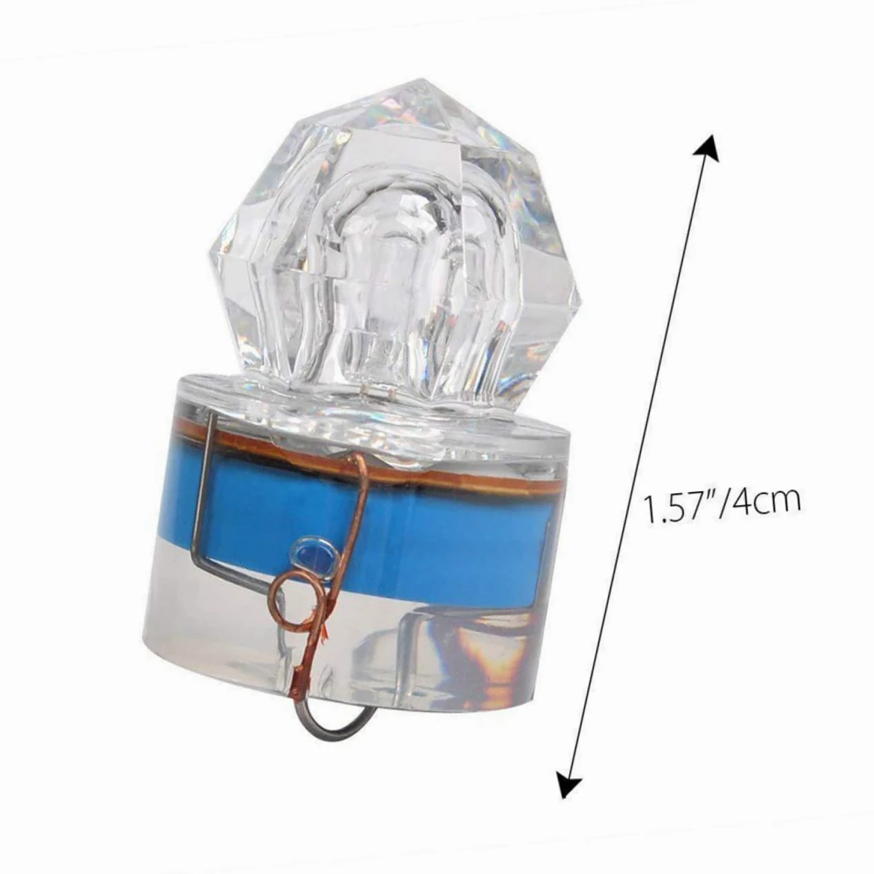 Yardwe 10 Pezzi Luce di Pesca Subacquea LED Richiamo di Pesca Luce Notturna Luce di Notte Attrezzi da Pesca di Notte Luci da Pesca per di Notte Lampada da Pesca Luce Subacquea Richiamo