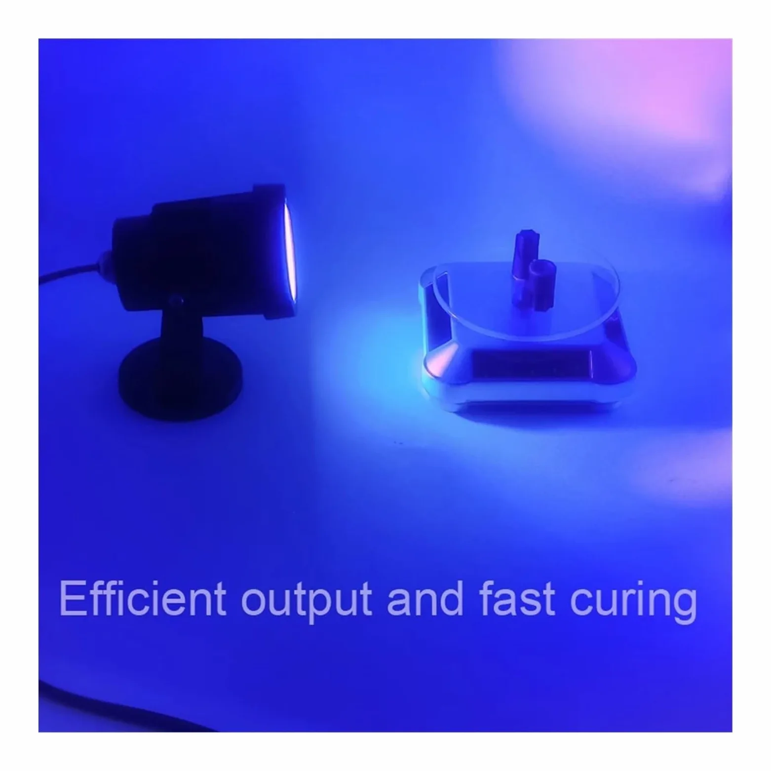 Lampada per polimerizzazione UV Lampada polimerizzante for resina UV for stampante 3D SLA/DLP/LCD Solidifica resina fotosensibile 405nm Luce LED UV con spina Polimerizzazione fai-da-te