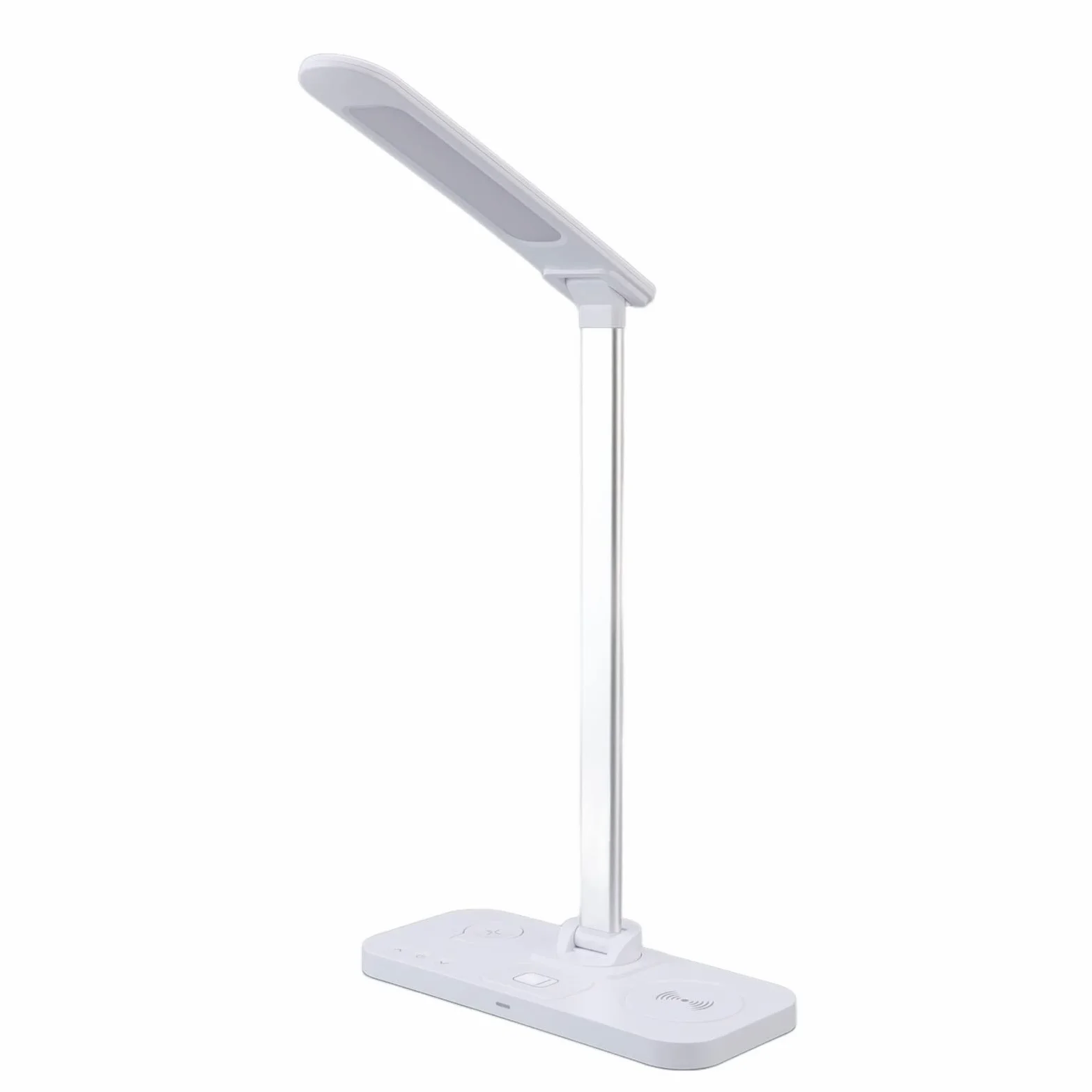 Greensen Lampada Scrivania di Ricarica Wireless, Spia Lampada Tavolo con Caricatore Rapido 15 W -addempiede a 3 Temperature di Colore per i Prodotti