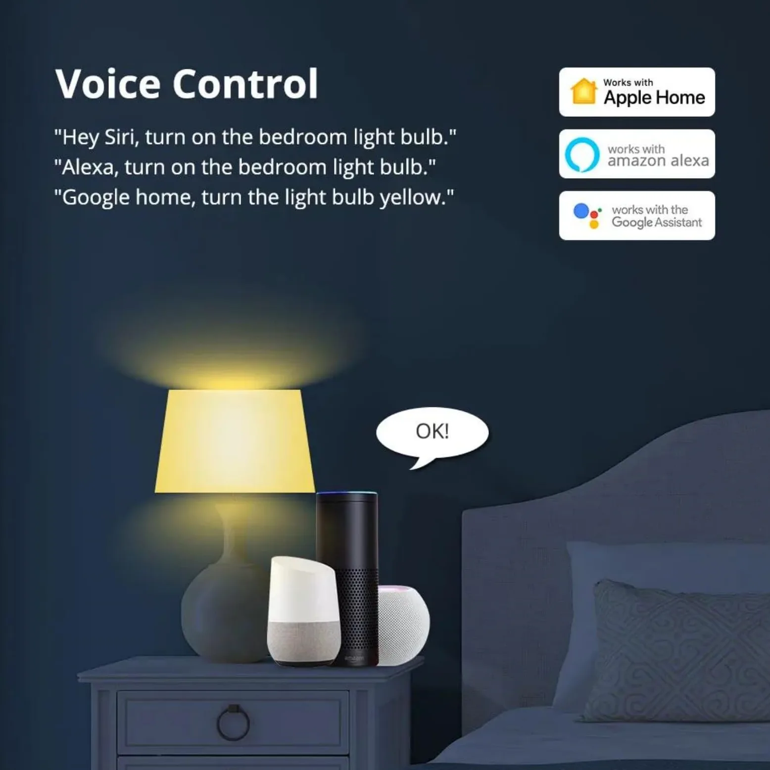 6 Pezzi 12V MR16 5W Lampadina LED Spotlight Intelligente RGBCW Dimmerabile Funziona con Tuya Alexa Google Home