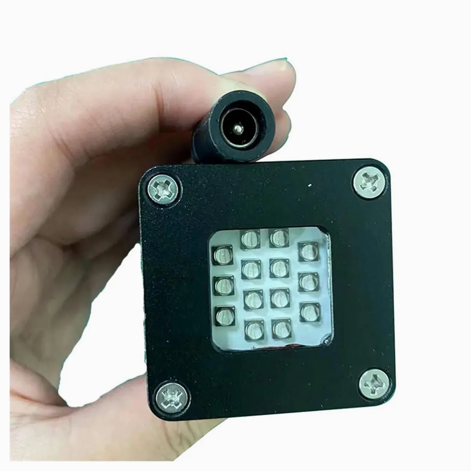 Lampada per polimerizzazione UV Lampada polimerizzante UV portatile Adesivo UV Adesivo senza ombre Inchiostro UV Test di laboratorio Scheda PCB Lampada UV LED a olio verde(385nm)