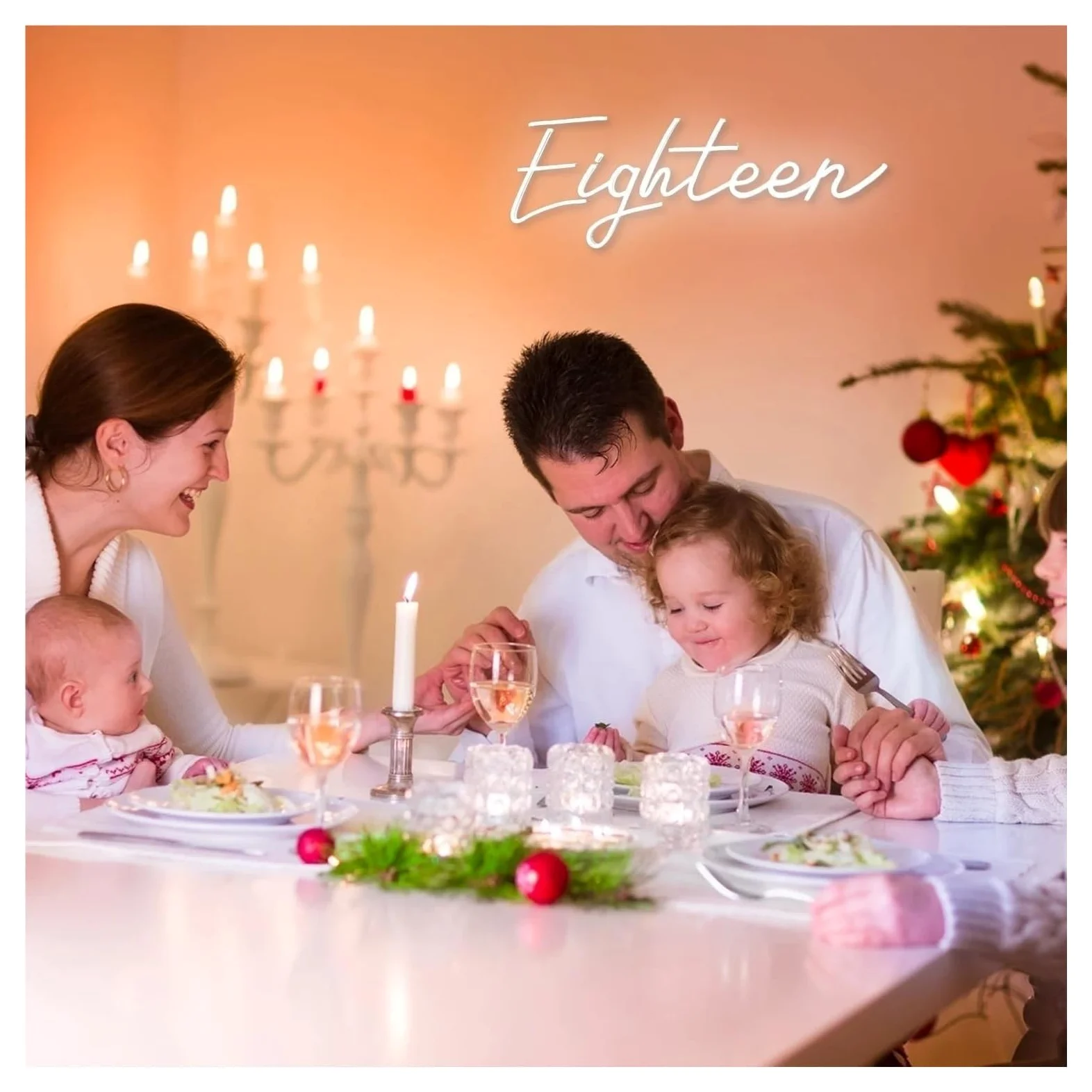 Per insegna al Per neon diciotto luci LED arte casa per matrimonio confessione festa Per stanza estetica camera da letto decorazione