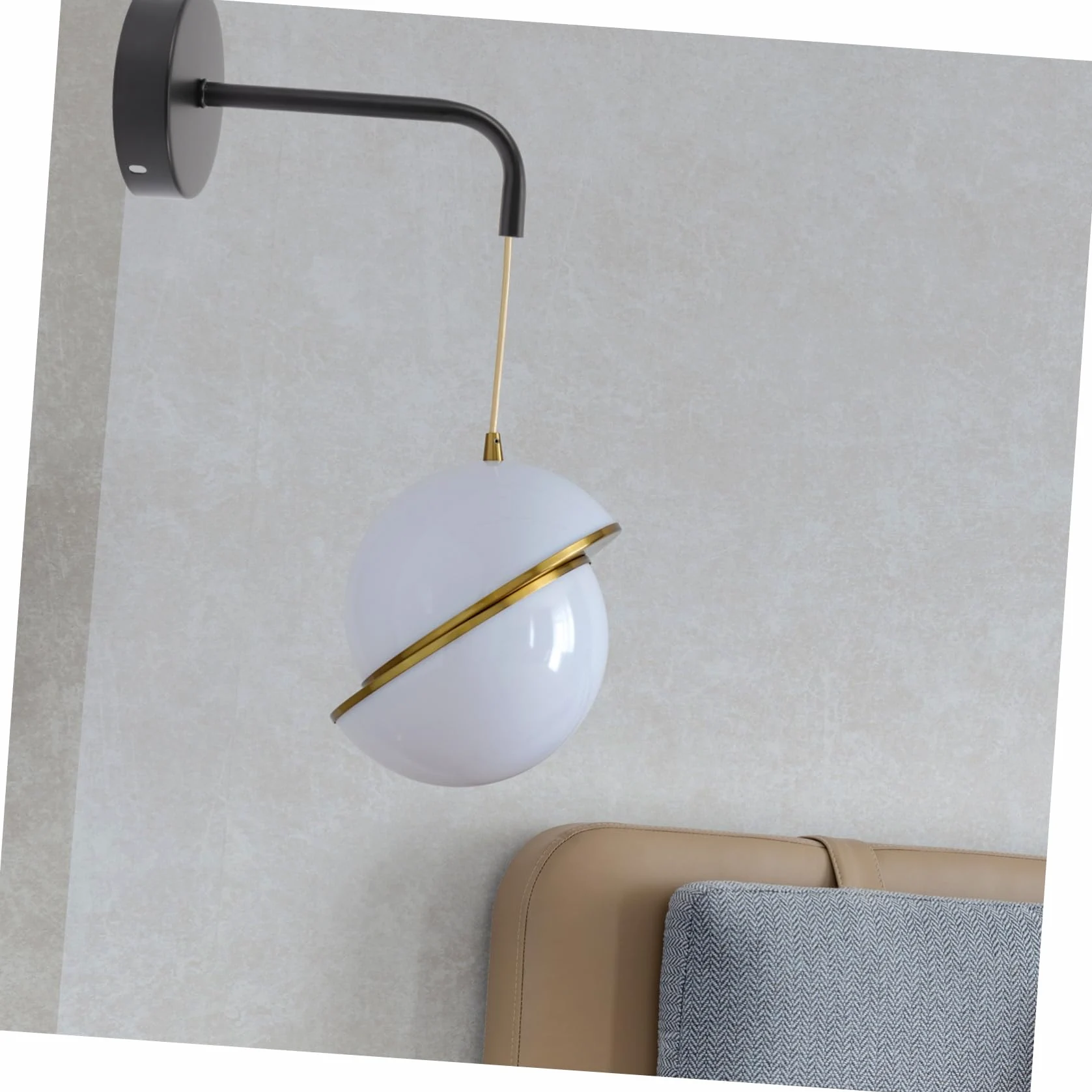 Housoutil 2 Set Accessori Per Lampade Parete Supporto Per Tubo Dell'Acqua Stand Appeso Lampadario Appeso Applique Parete Luce Staffa Del Basamento Lampada Stand Supporto Della