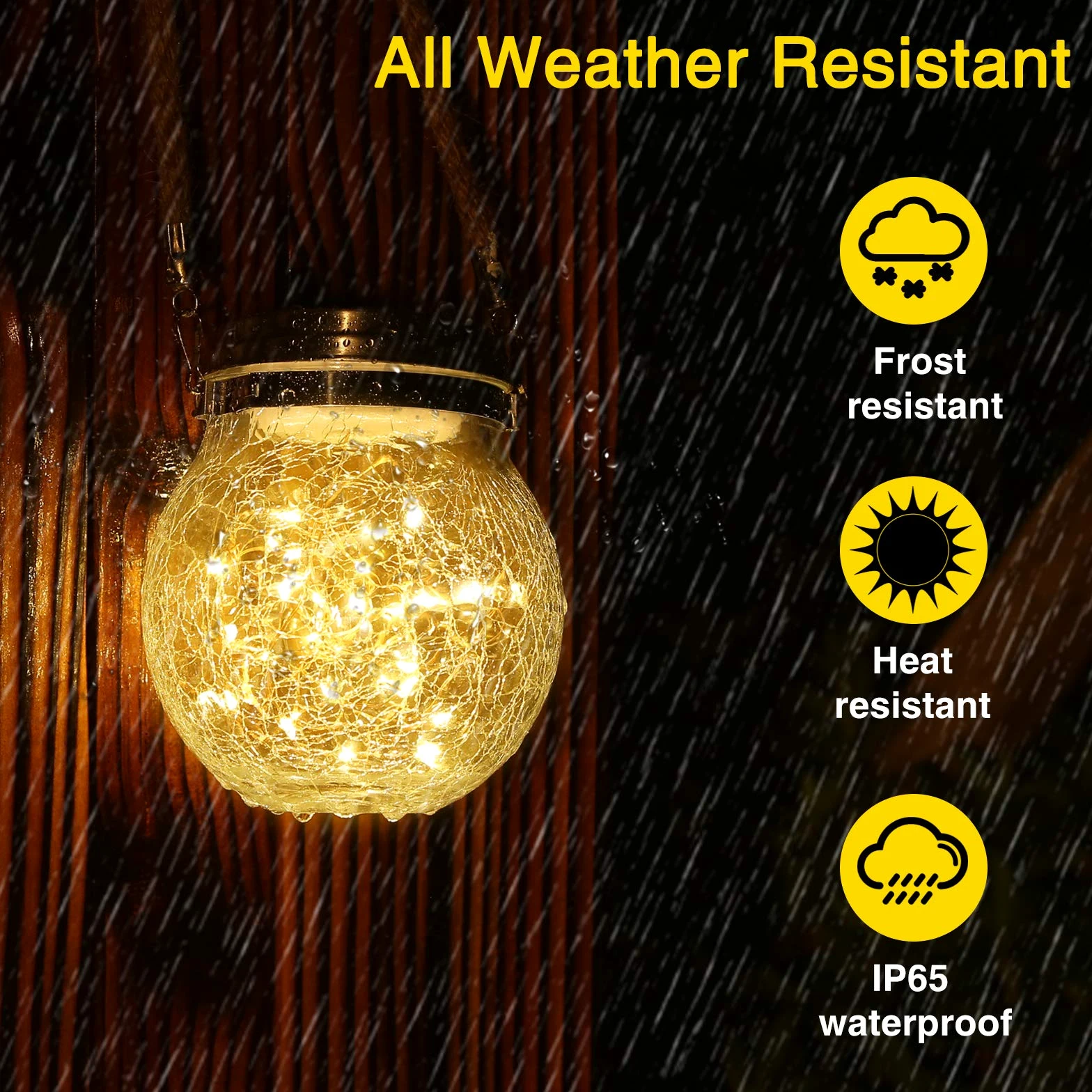 Lanterna solare, confezione da 2 lanterne da esterno con 30 LED impermeabili, decorazione da giardino, patio, luci solari decorative per esterni, cortile, esterni, luce calda