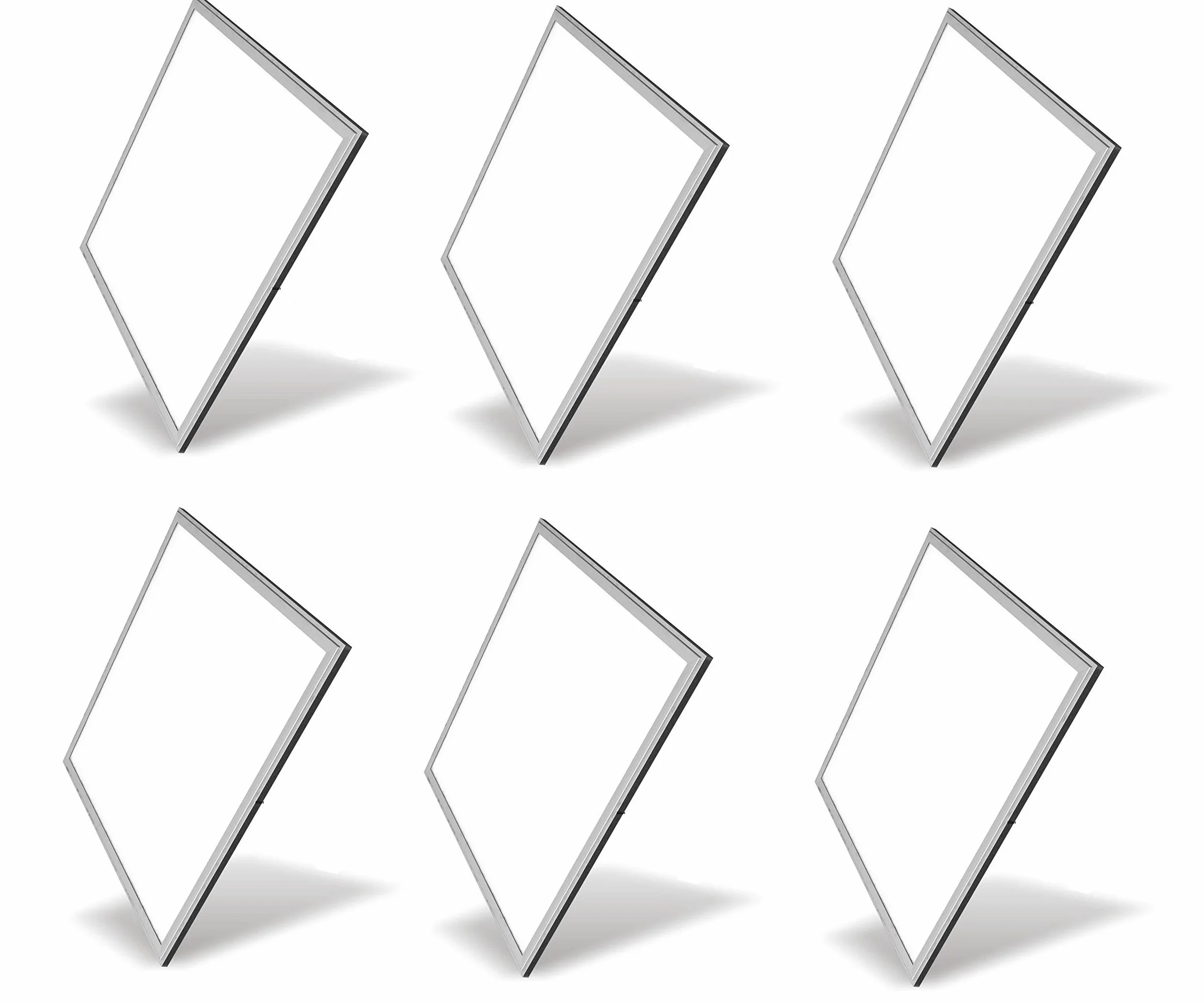 TEMPO DI SALDI 6 X Pannello A Led 48W Quadrato 60 X 60 Cm Plafoniera Ad Incasso A Luce Calda
