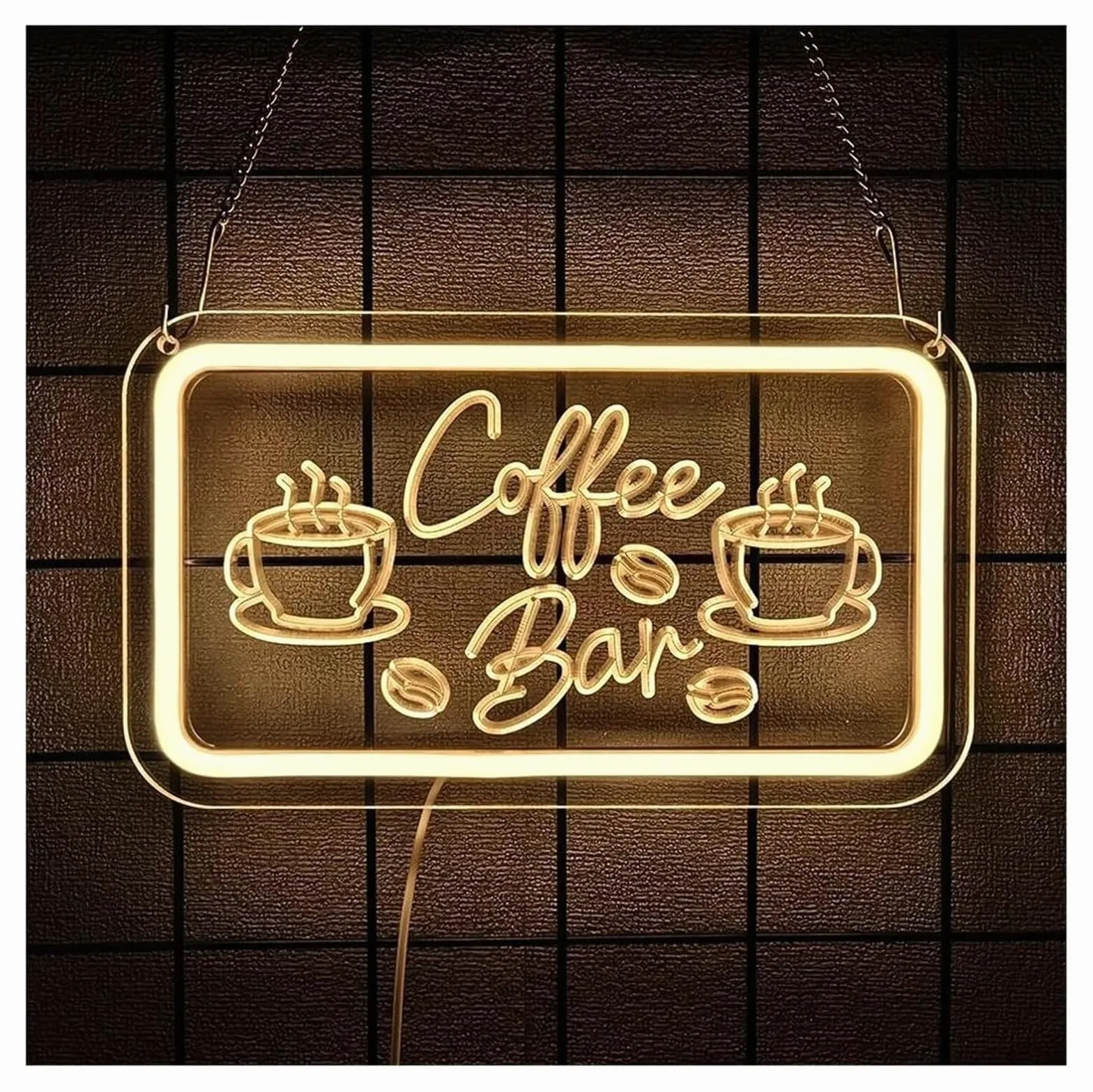 insegna luminosa al neon Lampada da tavolo a LED al neon per bar, ristoranti, negozi, angoli cucina, studio musicale 9cmx17cm