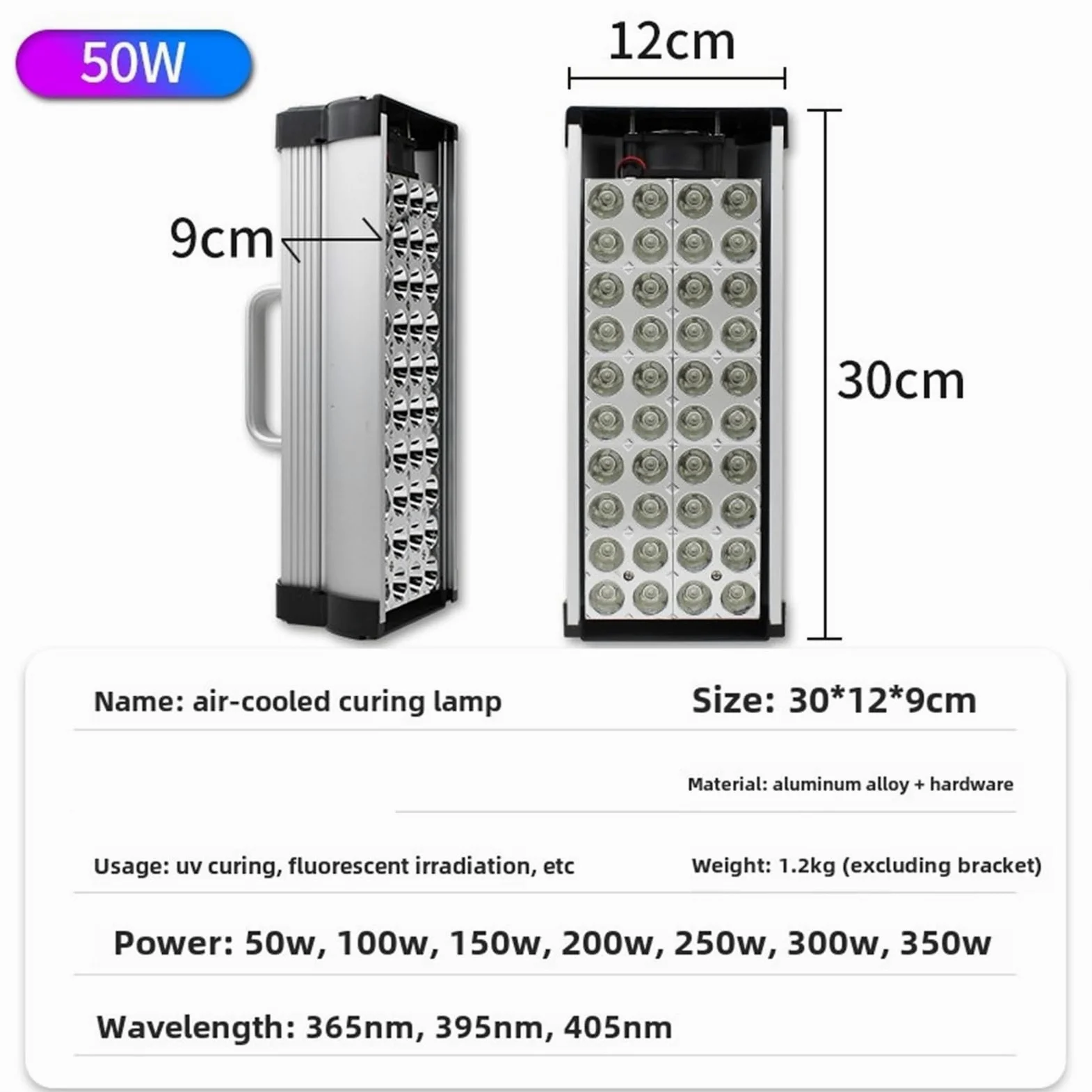 Lampada uv resina, Penna UV ad alta potenza for incollare schermi di smartphone stampati in 3D con colla UV e olio verde(395nm)