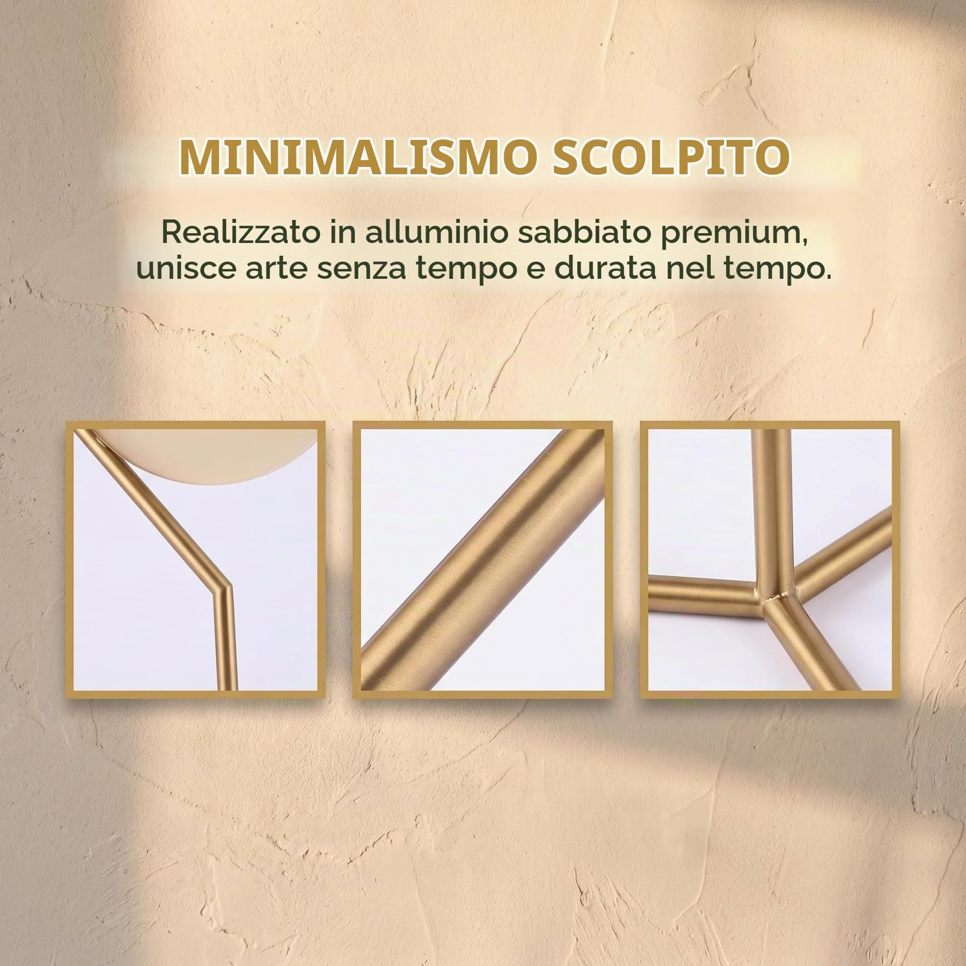 BARCELONA LED Lampada Tavolo NOLA Sfera Vetro E27 Oro