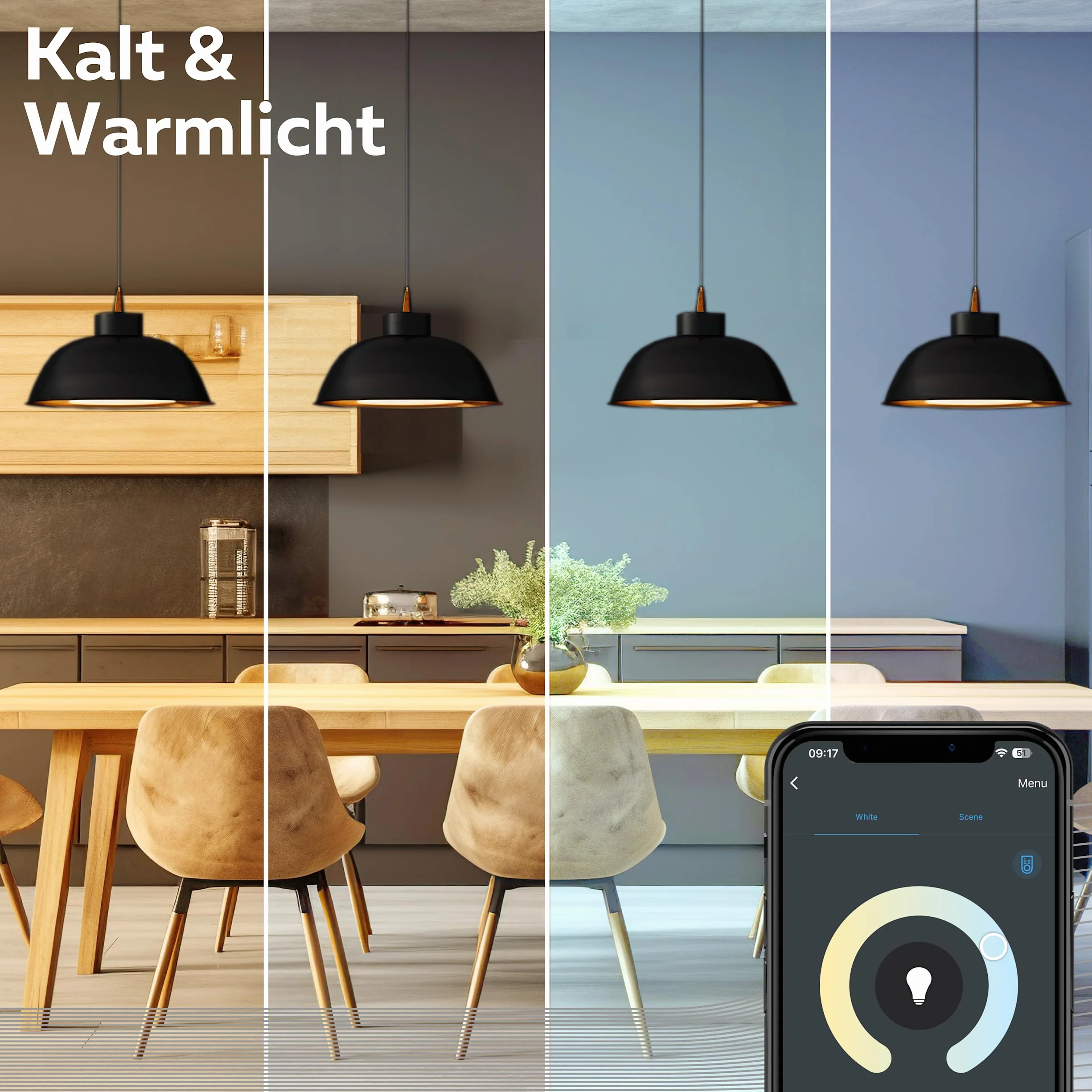 CALEX Lampadina LED Smart, E27, ST64, Filamento Oro, luce calda, Dimmerabile, controllo app Wi-Fi & vocale, Confezione da 3