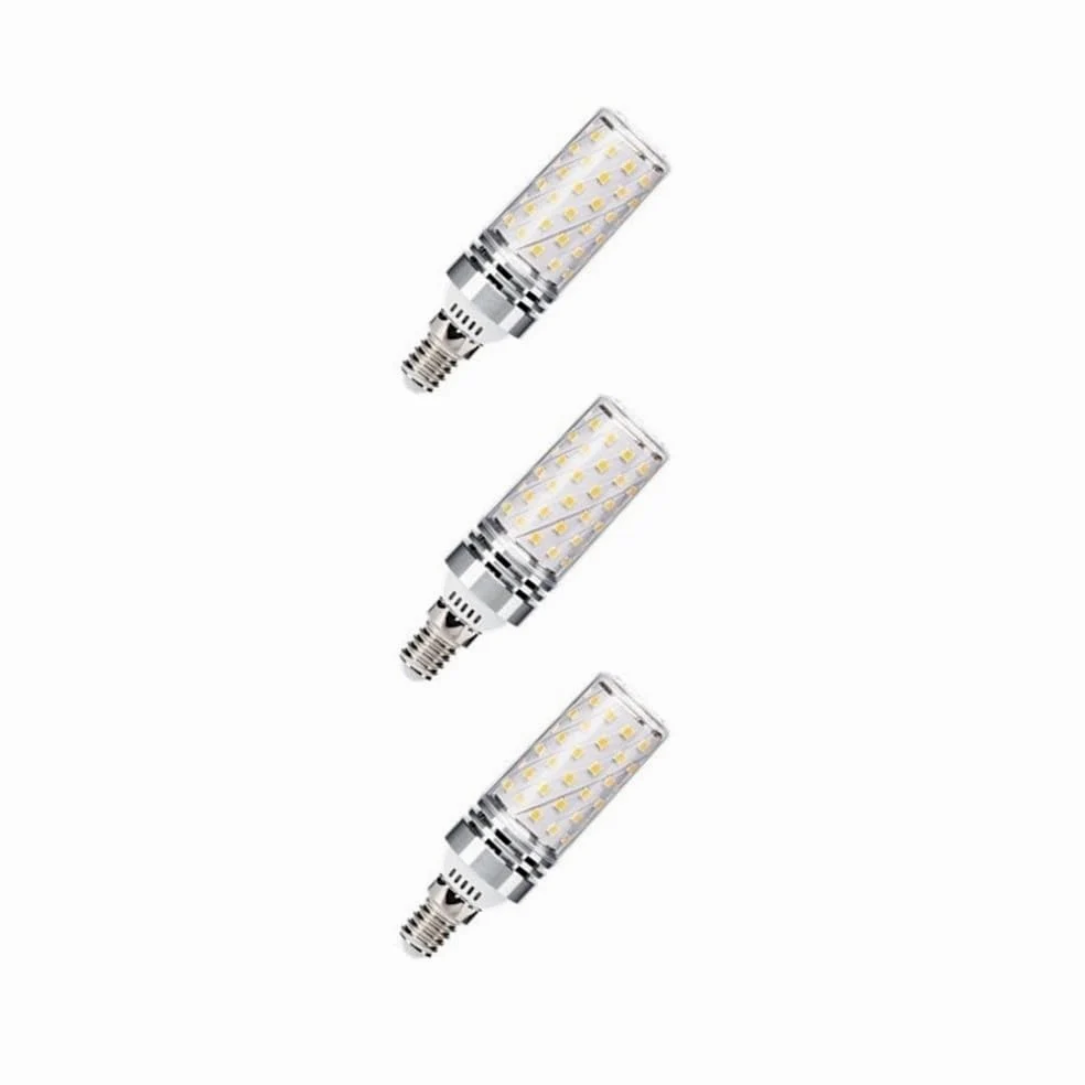 lampadine 50 pz. AC110~220V 1 2W. E27 / E14 LED Lampada GUIDATO Lampadina SMD2835. Lampadina di Mais 8. 6. DS ad Alta luminosità lampadario Candela Candela Cristallo Luce Decorazione della casa(E14,