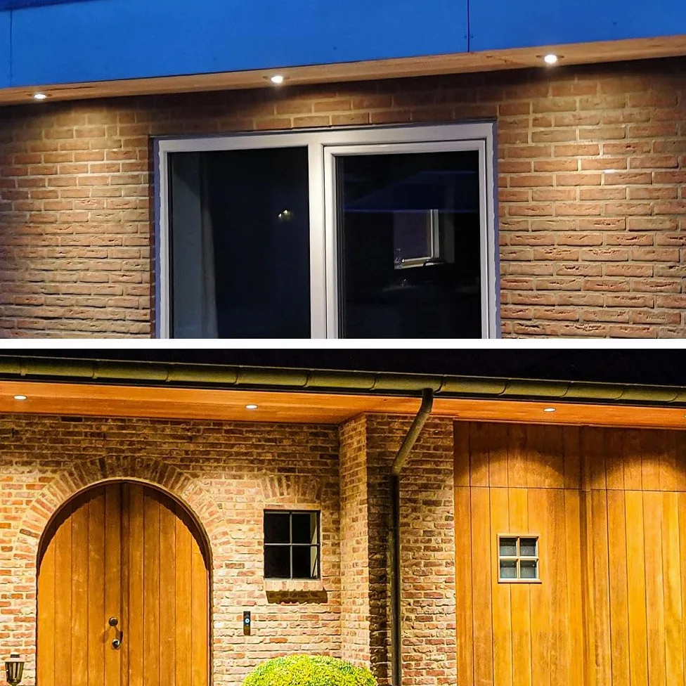 HOFTRONIC 6 faretti LED dimmerabili Nola - Bianco - 5 Watt - 2700K Luce calda - IP65 per interni ed esterni