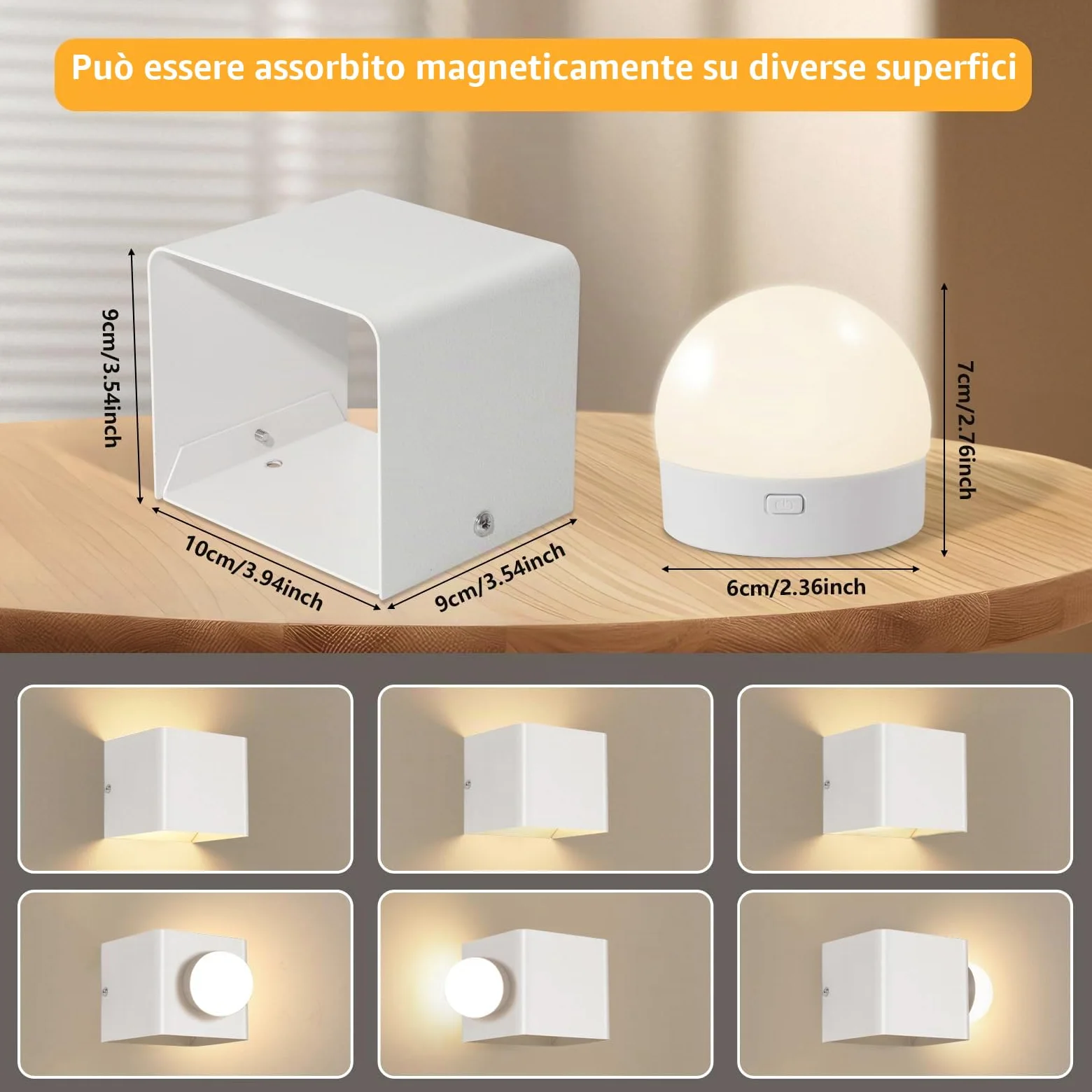 Applique da Parete Interno - Appliques LED da Muro Camera da Letto