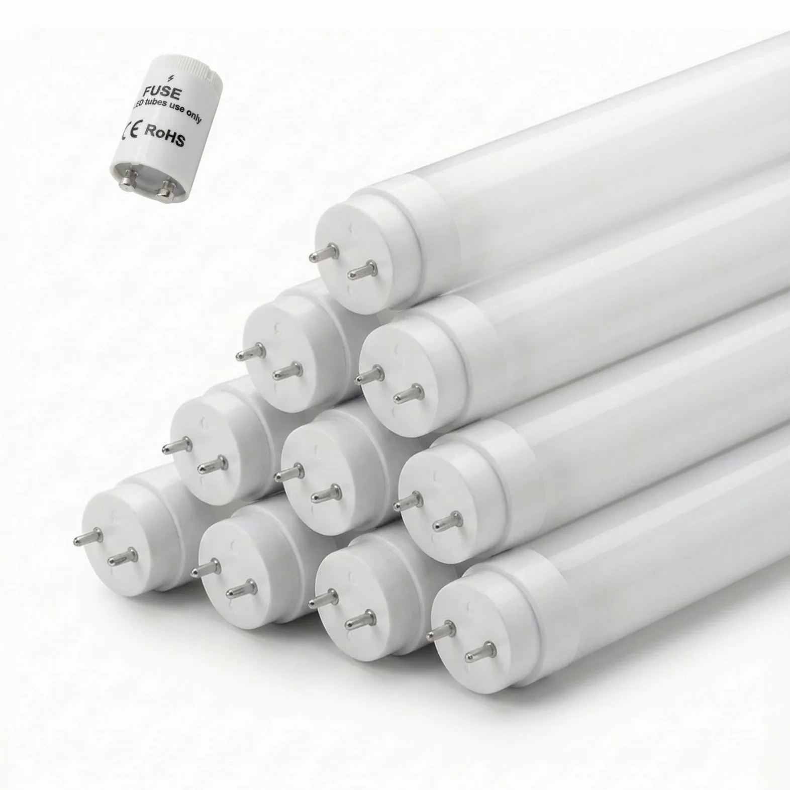 Tubi LED T8 G13 60/90/120/150 cm – Alta Efficienza, Luce Naturale 4000K o Fredda 6000K – Starter Incluso – 360° – Ufficio, Magazzino, Garage (10, 120 cm Luce Naturale 4000K)