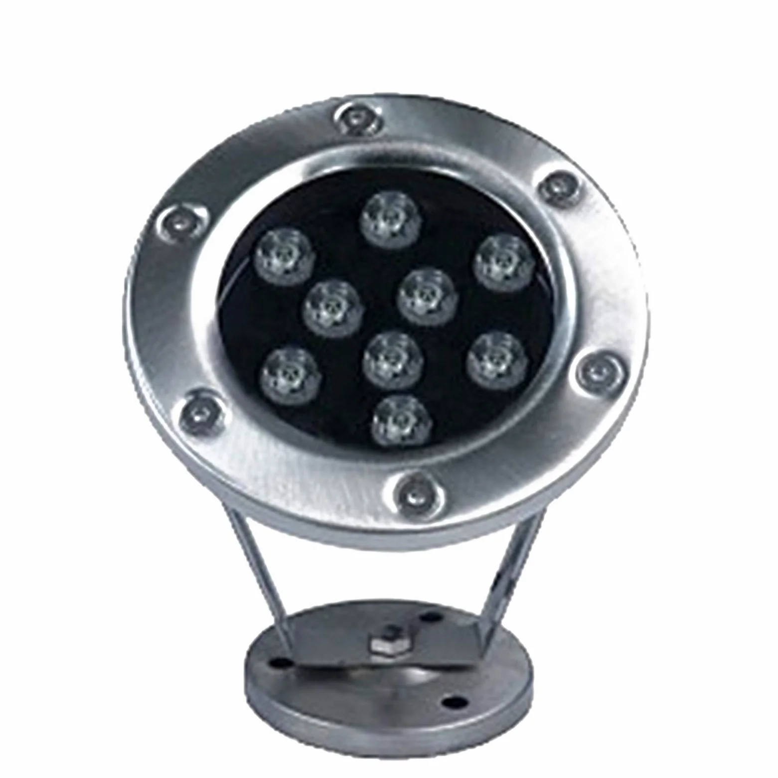 LED Landscape 9W 12v-24v IP68 impermeabile regolabile angolo di illuminazione Waterscape Light per la decorazione subacquea (Red)