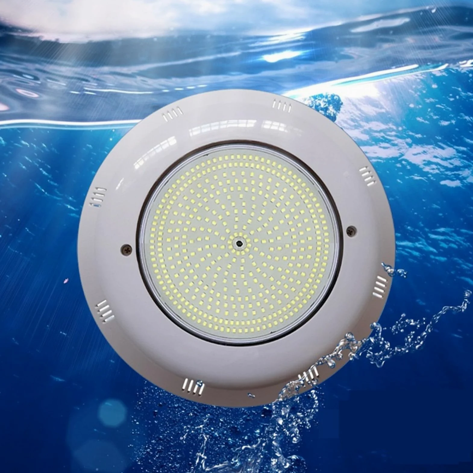 EDEDE Luci Piscina, Luci a LED for Piscina Luci for Piscina a Parete Luci subacquee Luci for Piscina(Rot,24W)