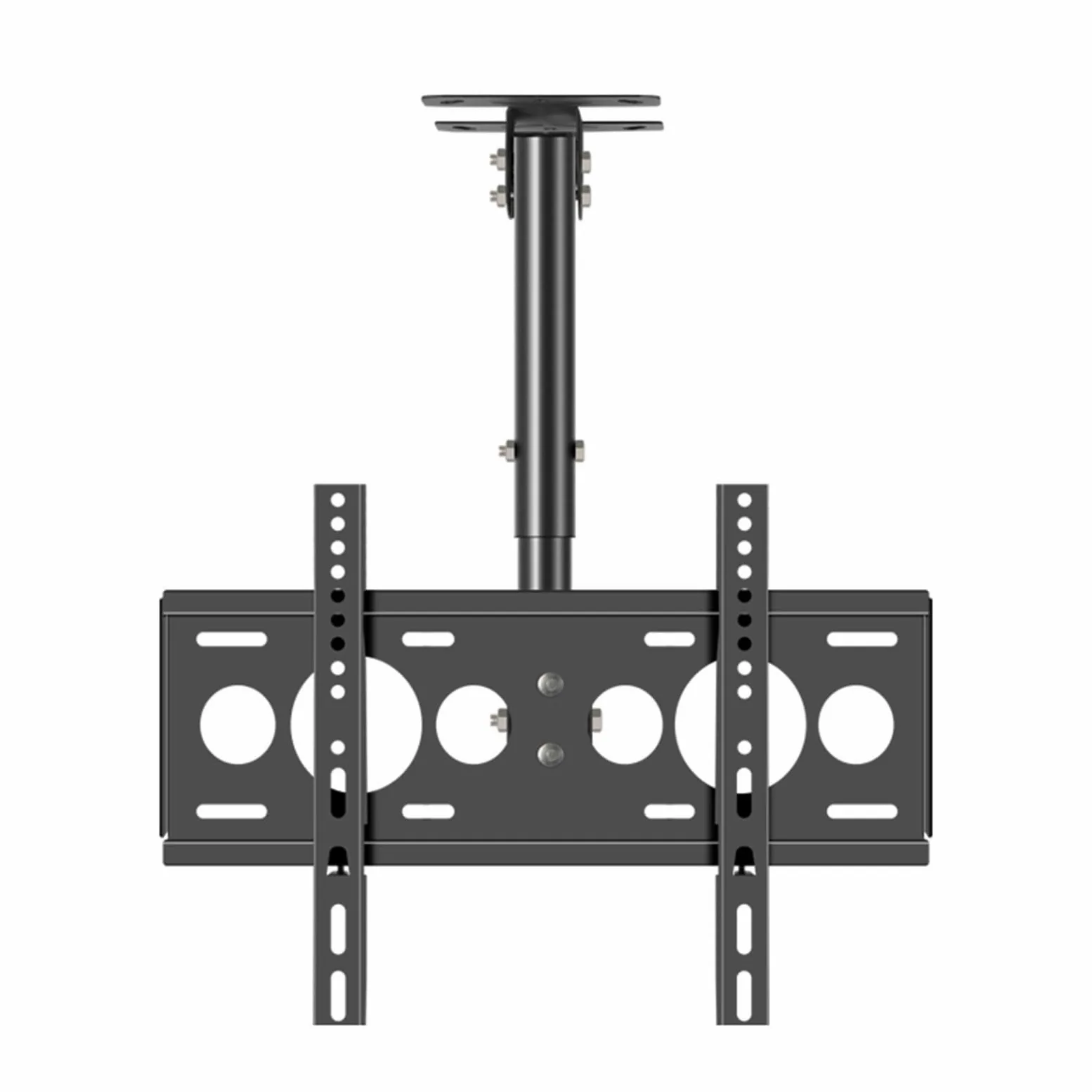 Telescopico Supporto per TV da Soffitto, Supporto TV Parete, Supporto TV Girevole E Inclinabile A 360 Gradi per TV da 27 A 55 Pollici, Supporta Fino A 66 Libbre/30kg