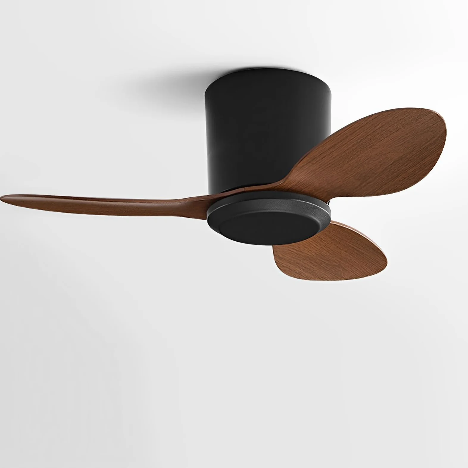 Ventilatore da soffitto senza luce Piccolo ventilatore da soffitto moderno con telecomando 6 velocità ventilatore da soffitto senza luci per ristorante camera da letto Patio (25 pollici)