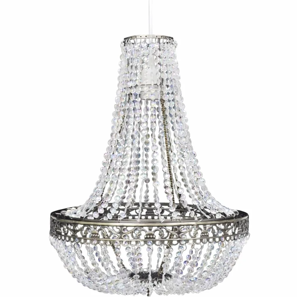 vidaXL Lampadario da Soffitto, Illuminazione a Soffitto, Apparecchio di Illuminazione per Interni