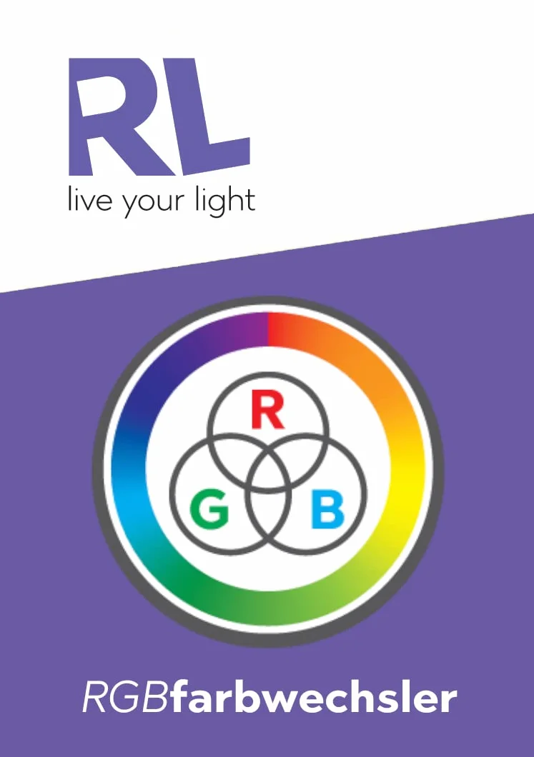 Reality Leuchten RLLiveYourLight Motion Piantana, LED, 3,6 W, Multicolore/titano/nero, 21,5 x 21,5 x 130 cm