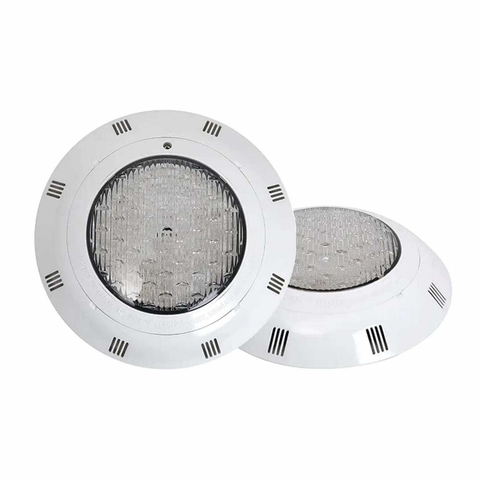 EDEDE Luci Piscina, 12V-ABS Luce Subacquea a LED da Parete IP68 Impermeabile a Sette Colori con Telecomando Illuminazione for Piscina 18W25W35W45W(Blauw,24W)