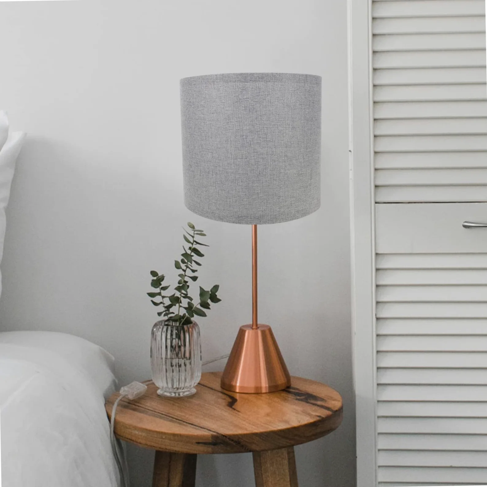 Uonlytech 2 Paralumi in Lino per Lampade da Tavolo e Terra, Luce Morbida, Design Smontabile, per Casa e Hotel