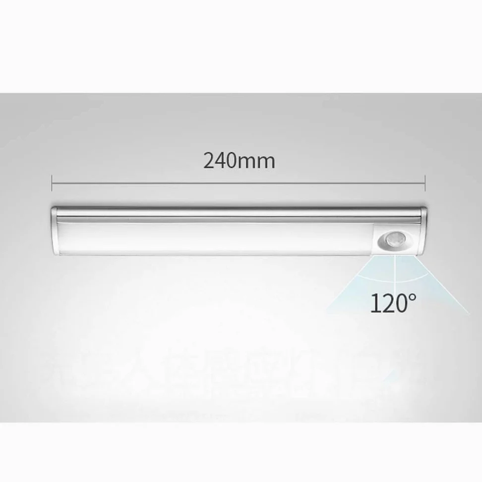 Lampade a Specchio da Bagno Lampade a Specchio Led Fari Ricaricabili a Induzione Trucco Specchio Bagno Wireless Punzonatura Senza Fili per il Bagno Staccabile Luci Della Parete Leggera/Warm Lig