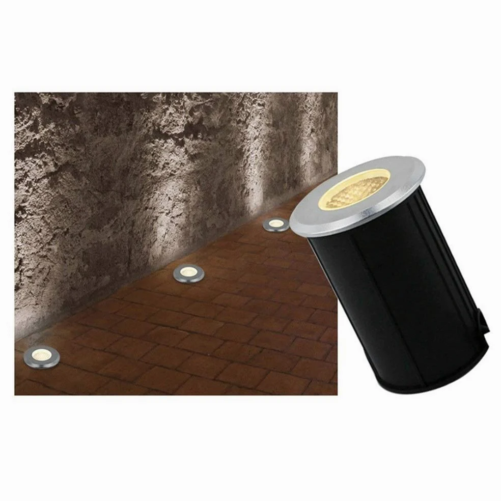 Faretti da Incasso for Esterni Honeycomb antiriflesso Bassa tensione 24V luci da terra for esterno IP67 impermeabile Faretto da terra Segnapasso a LED terrazza Pavimento di legno prato decorazio