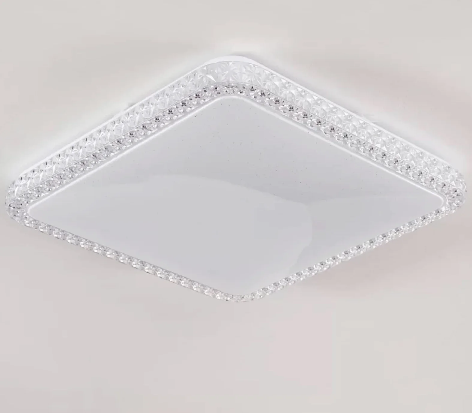 CLICLED Plafoniera LED Da Soffitto Quadrata 80W Luce Fredda Effetto Cielo Stellato 806