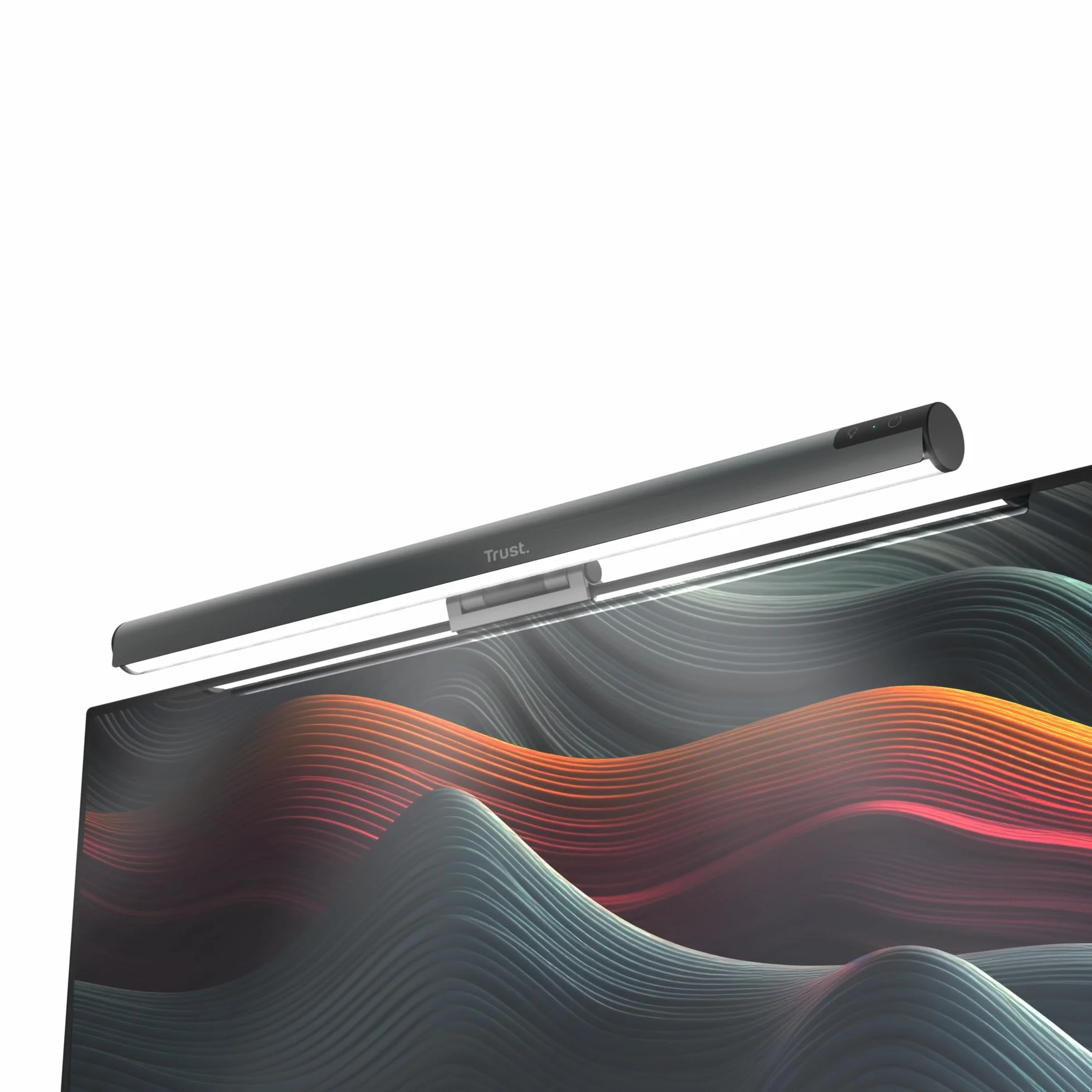 Trust Shyne Lampada Monitor PC LED 42cm, Anti-luce Blu e Anti-riflesso | Barra LED USB per Laptop, Light Bar Luce Bianca Fredda/Calda/Naturale, Desk Lamp Luminosità e Temperatura Regolabili
