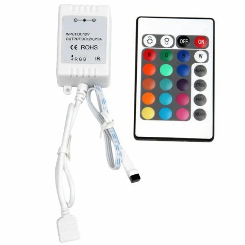 CENTRALINA CONTROLLORE TELECOMANDO DI RGB STRISCE LED